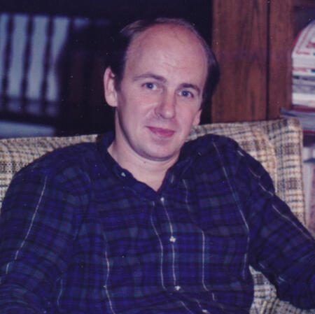 Károly Bezdek (ELTE, Budapest) at Cornell Univ. in 1986.