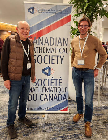 At the Canadian Mathematical Society Winter Meeting in Toronto (Dec 5 - 8, 2025), with Gergely Ambrus, University of Szeged, Hungary.